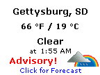 Click for Gettysburg, South Dakota Forecast